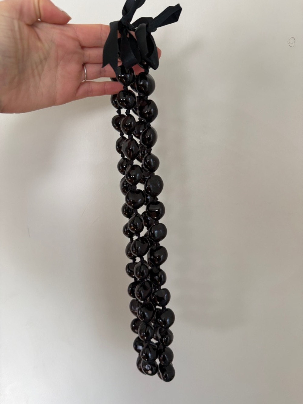 Hawaiian Kukui Nut Lei- 2 count - Picture 3 of 3
